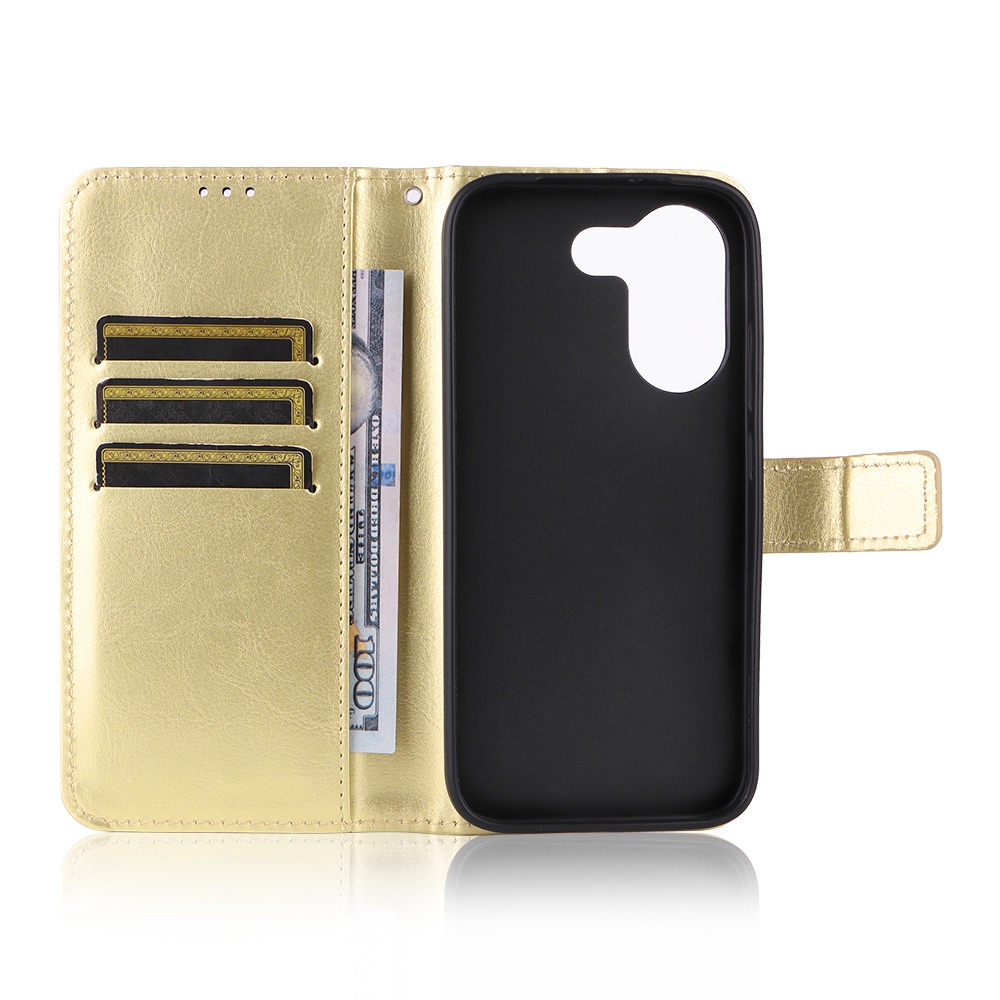 Őrült könyv tok a Xiaomi Poco X8 Pro 5G-hez - arany színben