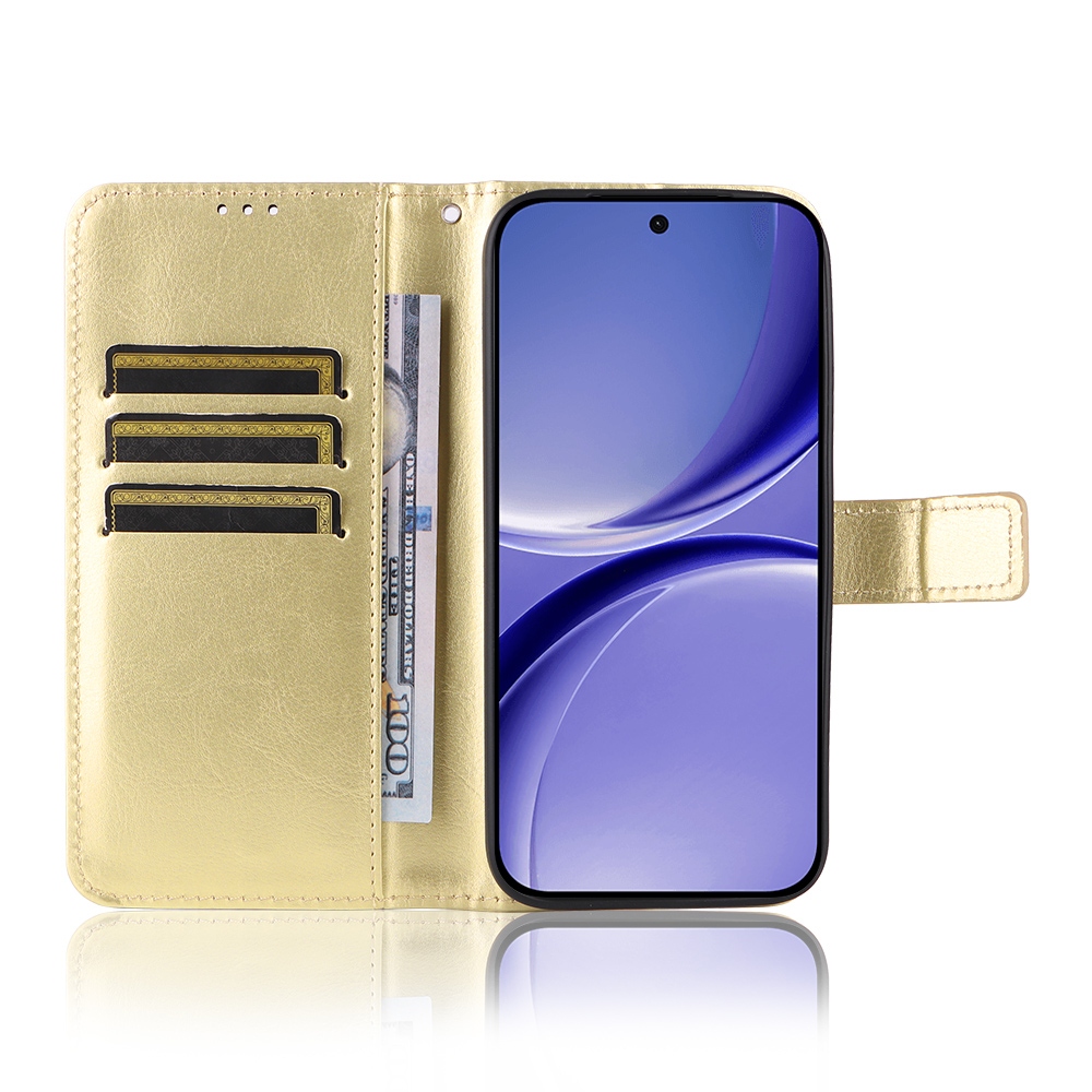 Őrült könyv tok a Xiaomi Poco X8 Pro 5G-hez - arany színben