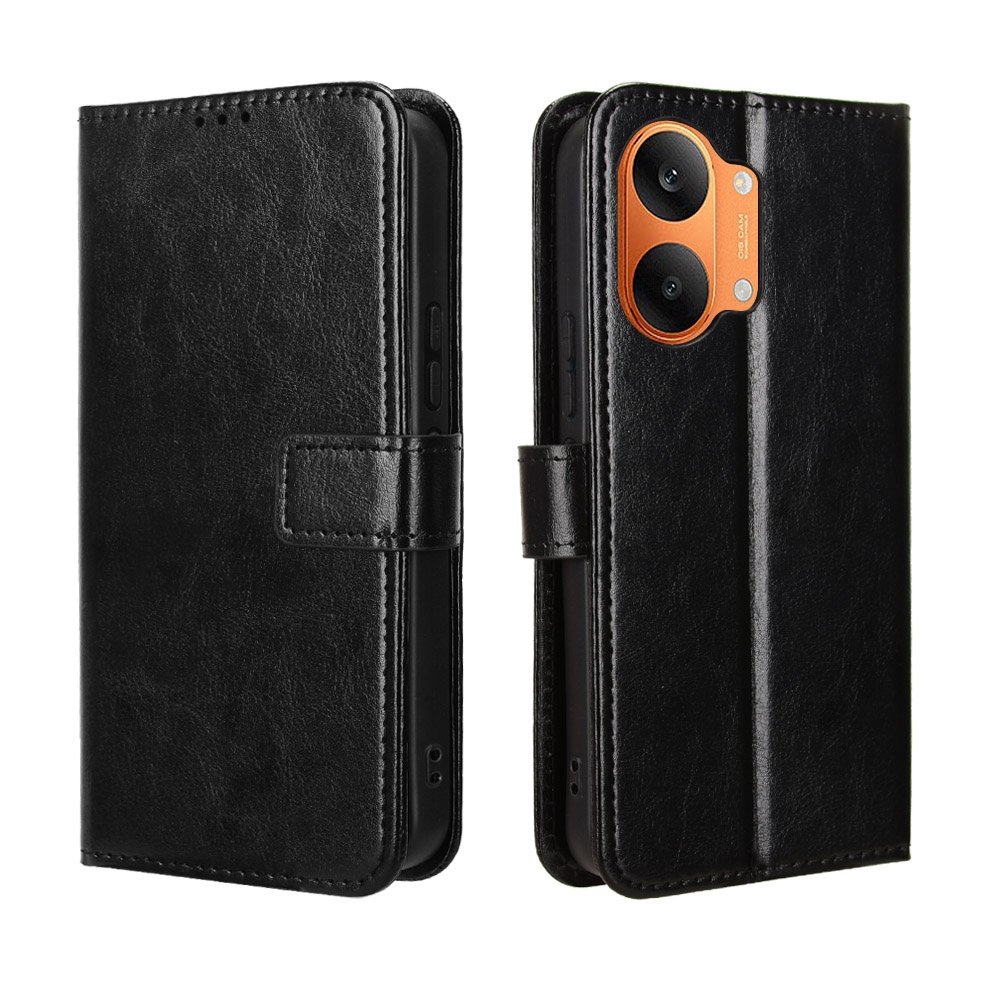 Őrült könyv tok a Xiaomi Poco X8 Pro Max 5G-hez - fekete