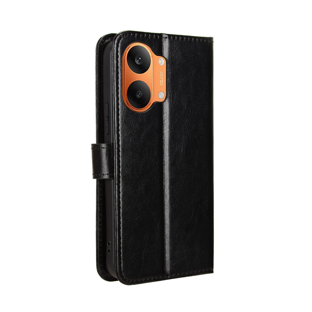 Őrült könyv tok a Xiaomi Poco X8 Pro Max 5G-hez - fekete