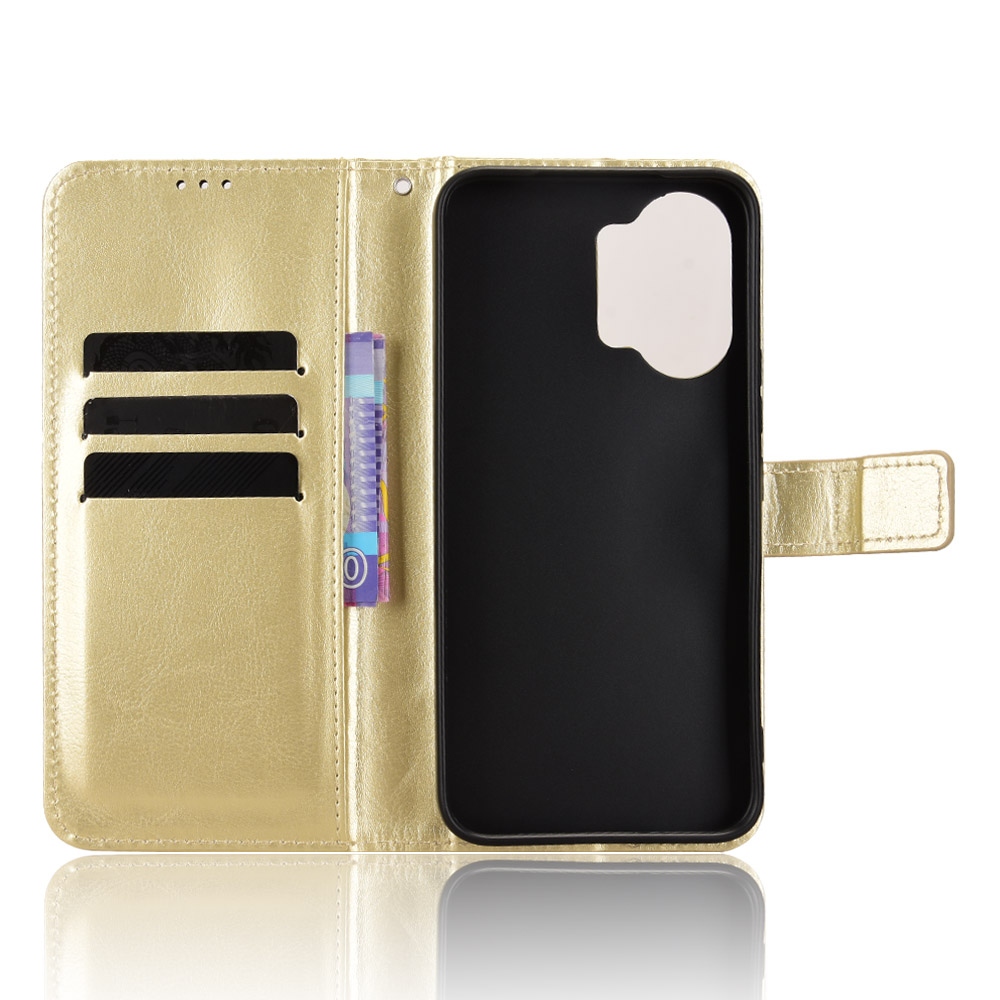 Őrült könyv tok a Xiaomi Poco X8 Pro Max 5G-hez - arany színben