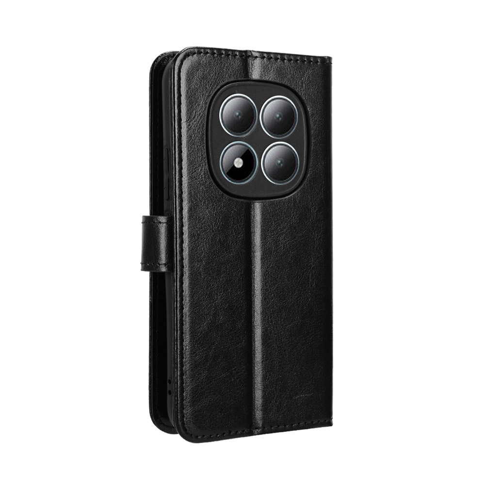 Őrült könyv tok a Xiaomi Redmi Note 15 Pro 5G-hez - fekete