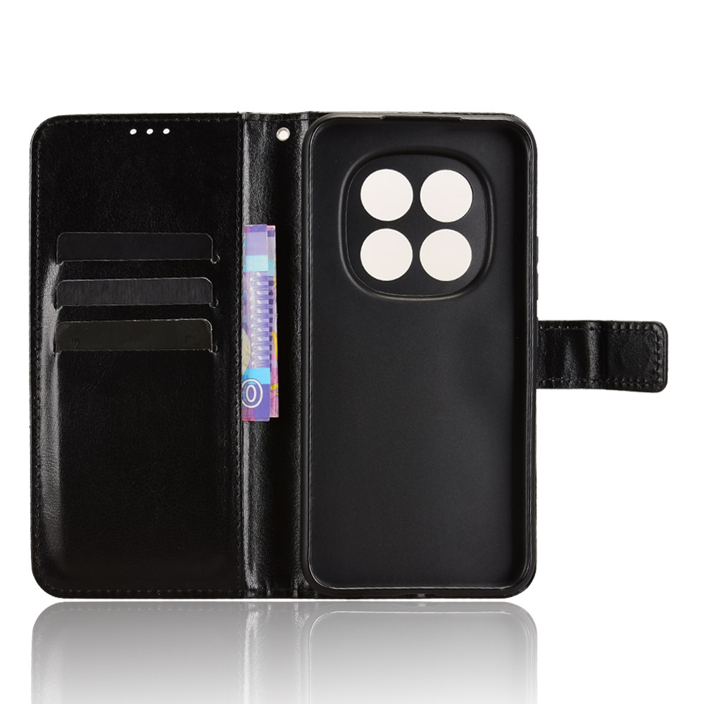 Őrült könyv tok a Xiaomi Redmi Note 15 Pro 5G-hez - fekete