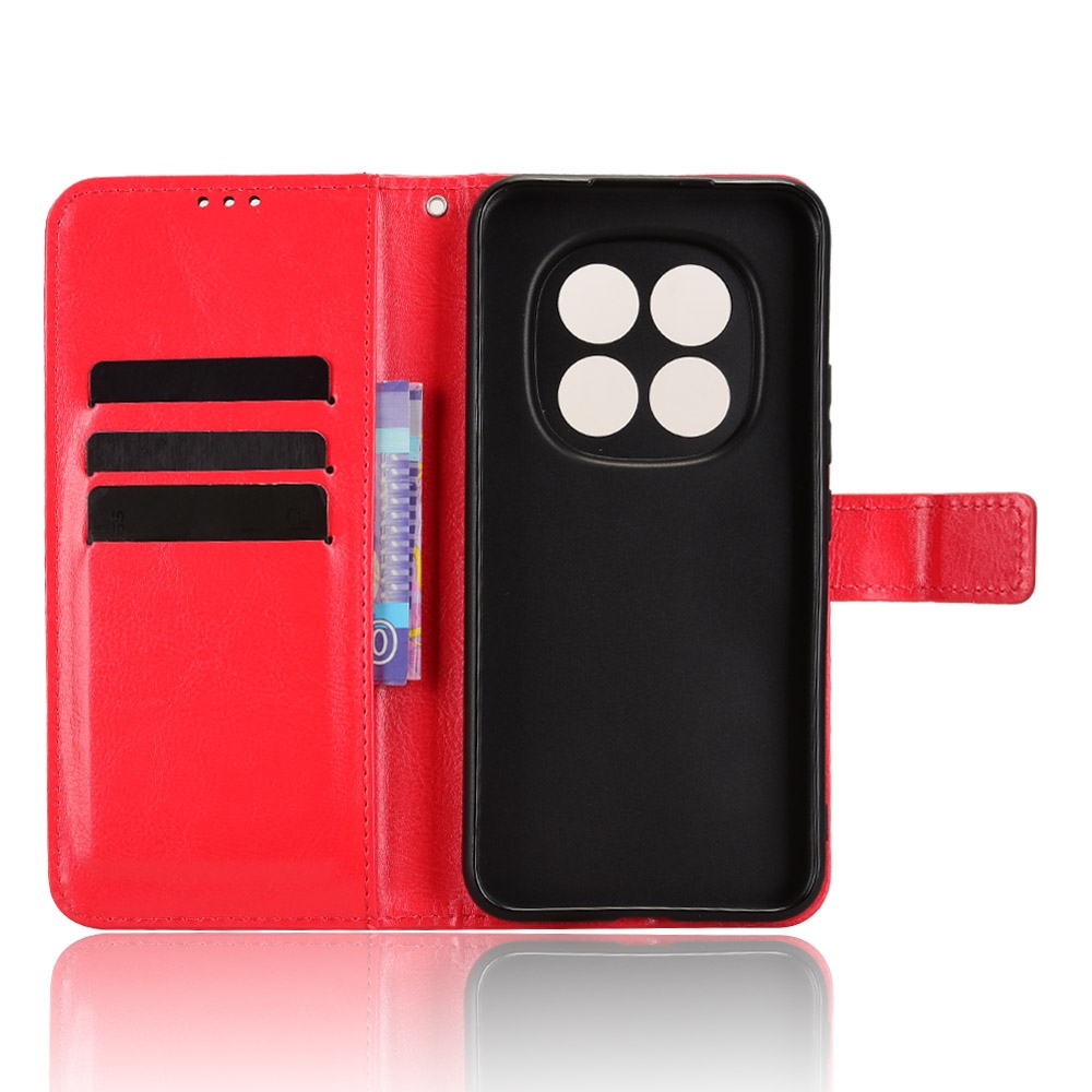 Őrült könyv tok a Xiaomi Redmi Note 15 Pro 5G-hez - piros