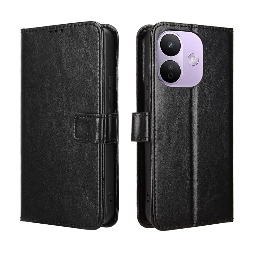 Crazy könyvformájú tok a Xiaomi Redmi Note 17 Pro 5G-hez – fekete