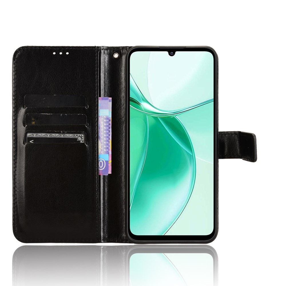 Őrült könyv tok a ZTE Blade A35 készülékhez - fekete