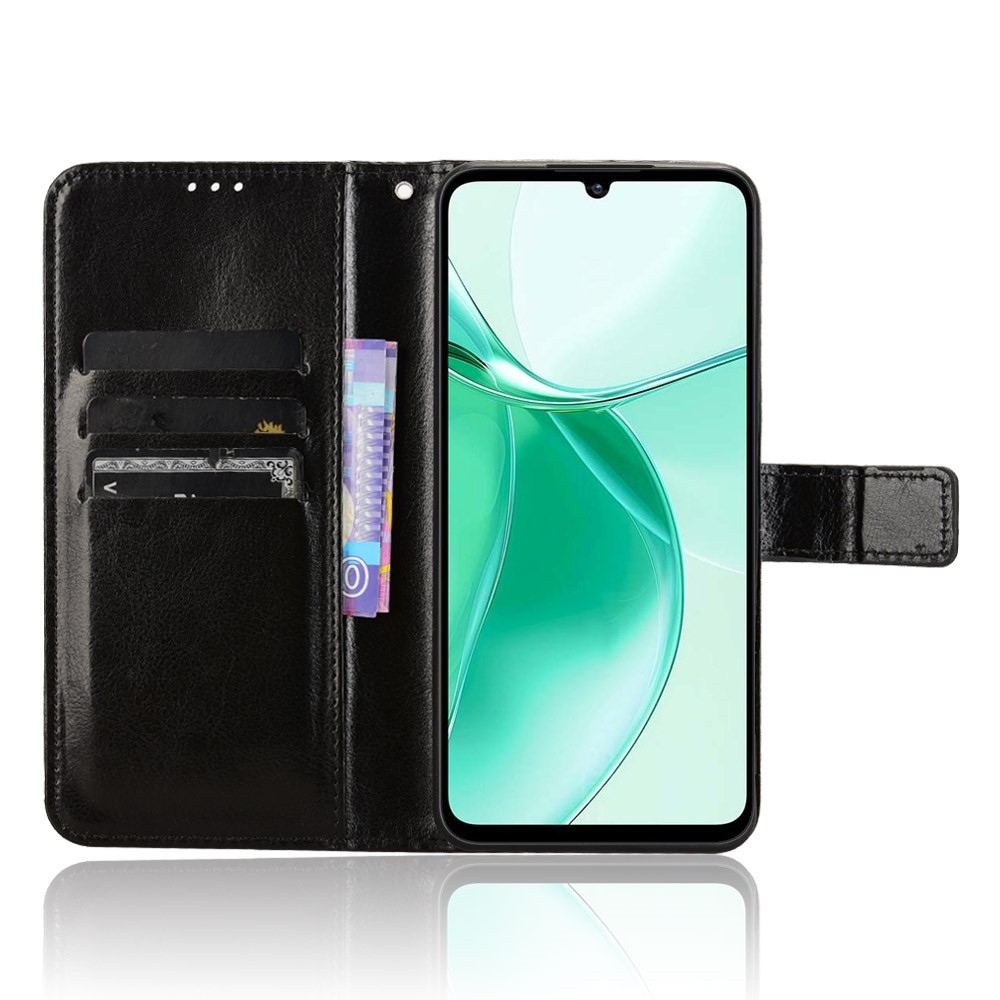 Őrült könyv tok a ZTE Blade A35e készülékhez - fekete