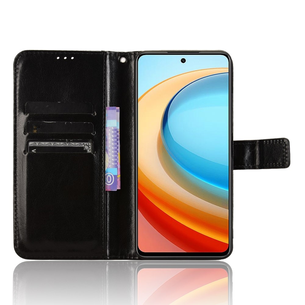 Őrült könyv tok a ZTE Blade A75 5G-hez - fekete