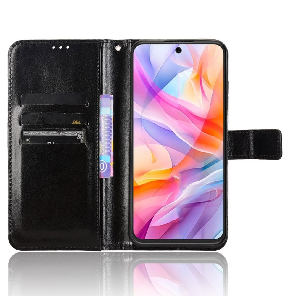 Őrült könyv tok ZTE Blade V70 Vita számára - fekete