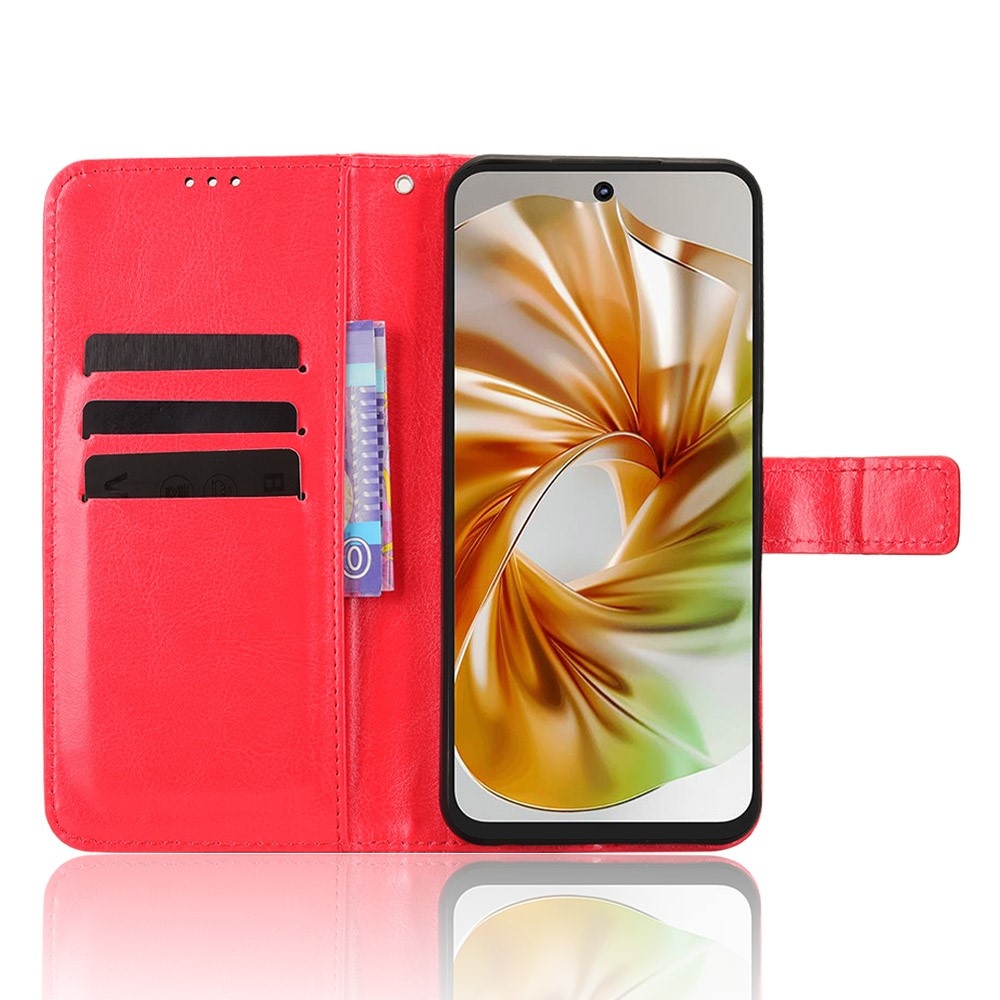 Őrült könyv tok a ZTE Nubia Focus 2 5G készülékhez - piros