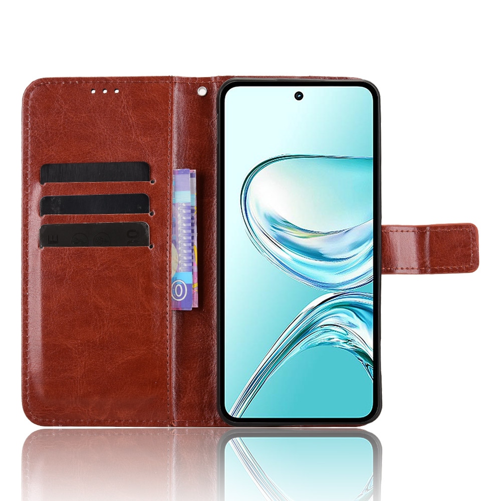 Őrült könyv tok a ZTE Nubia Focus 2 Ultra 5G készülékhez - barna színben