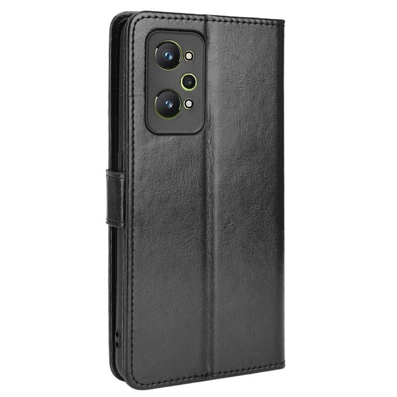 Őrült pénztárca tok mobilhoz Realme GT Neo 2 - fekete