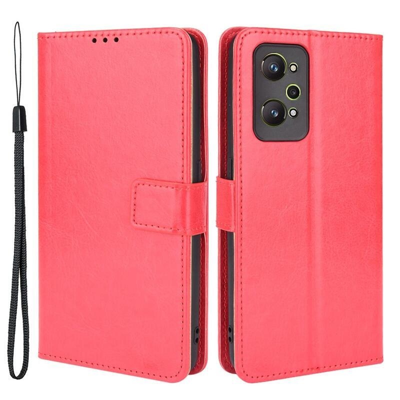 Őrült pénztárca tok mobilhoz Realme GT Neo 2 - piros