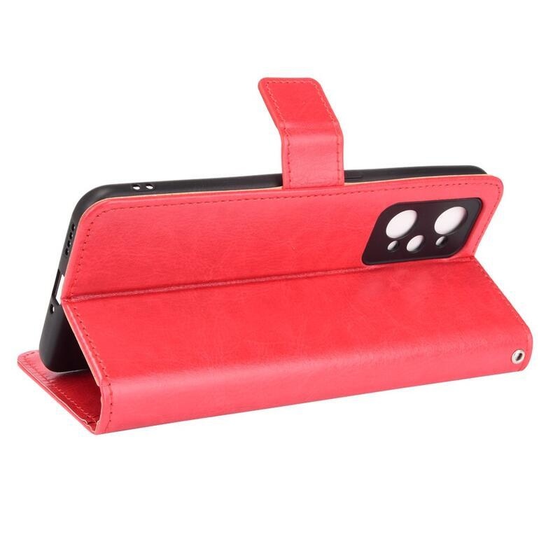 Őrült pénztárca tok mobilhoz Realme GT Neo 2 - piros