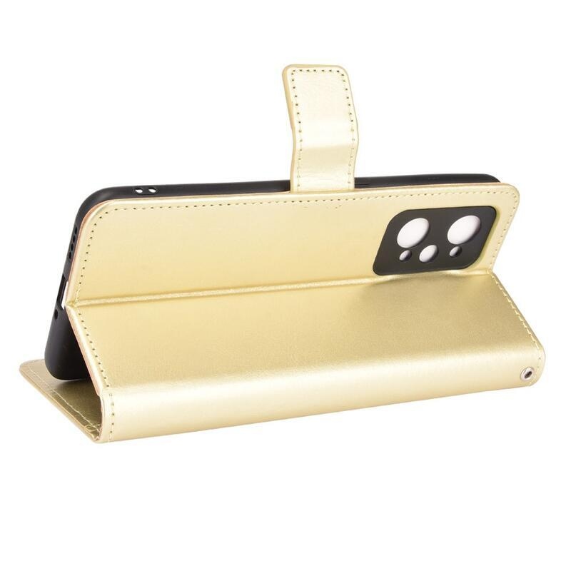 Őrült pénztárca tok mobilhoz Realme GT Neo 2 - arany