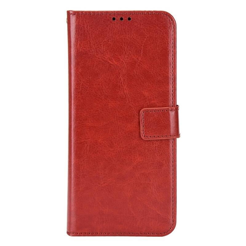 Őrült pénztárca tok a Vivo Y55 5G-hez - barna