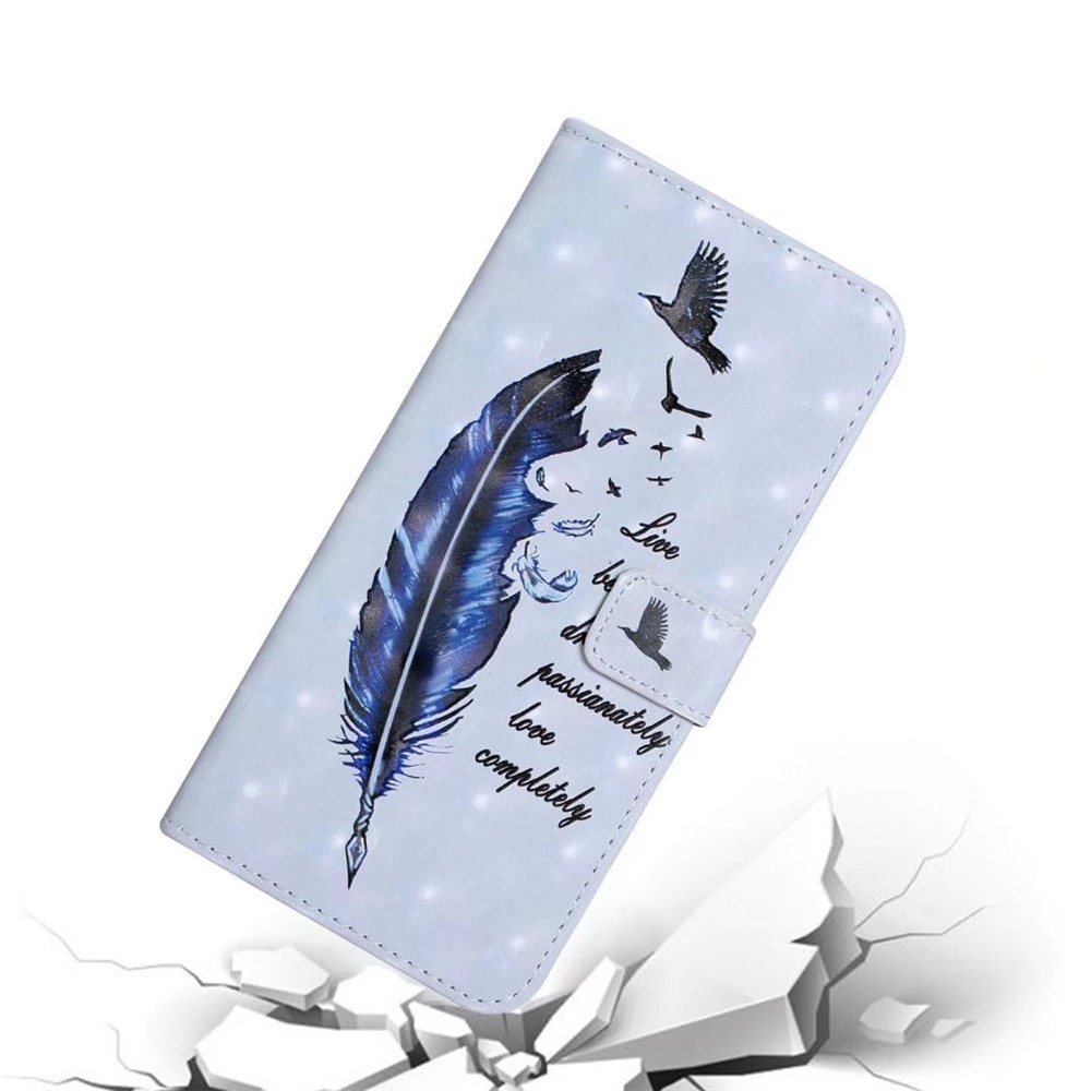 Kreatív pénztárca tok a Xiaomi 17 - kék tollhoz