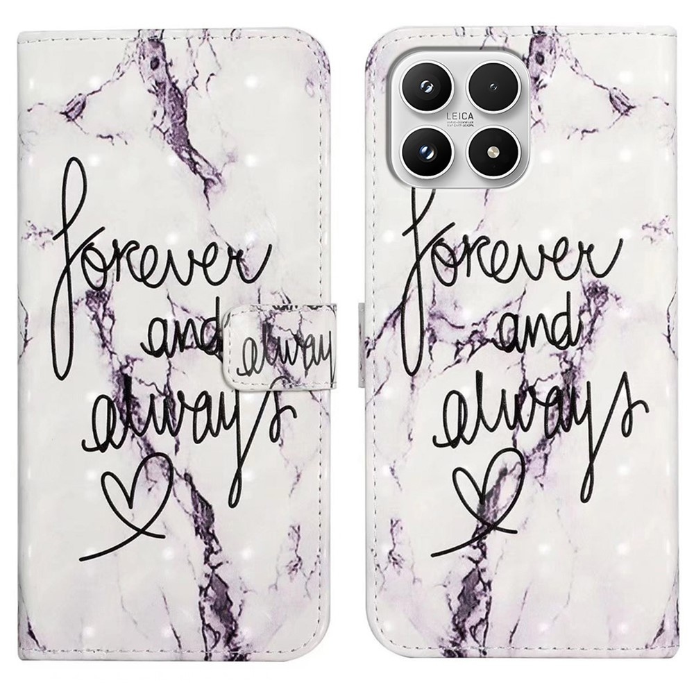 Kreatív pénztárca tok Xiaomi 17 - örökké és mindig