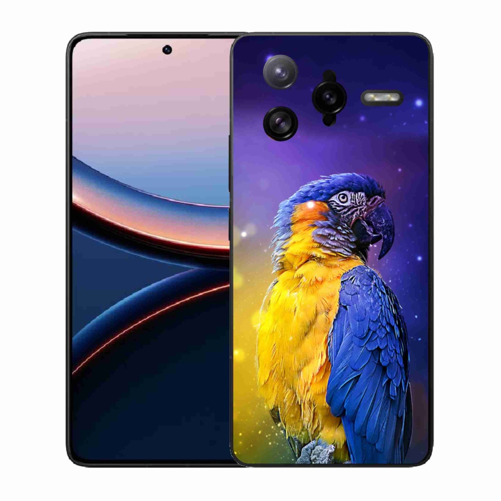 Gél borítás mmCase a Xiaomi Poco F7 Ultra számára - papagáj ara 1
