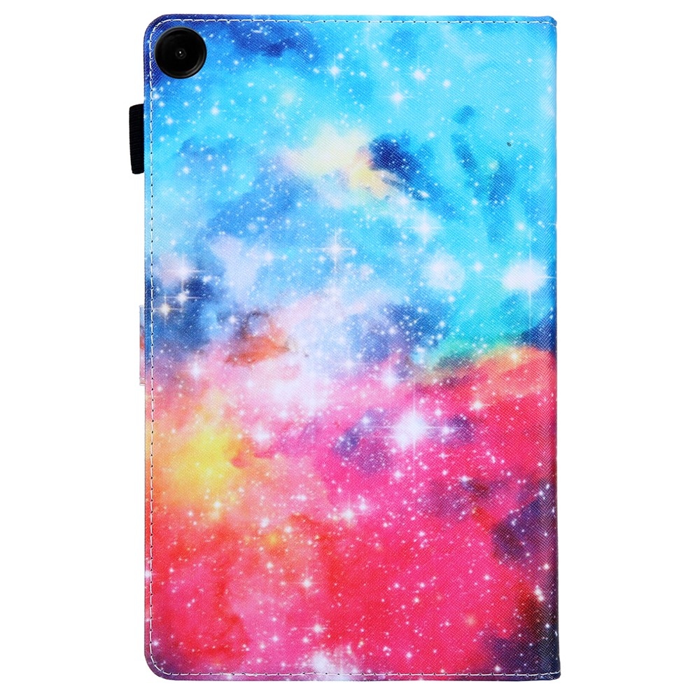 Kereszt alakú, intelligens záró tok Samsung Galaxy Tab A11/Tab A9 - csillagos égbolt