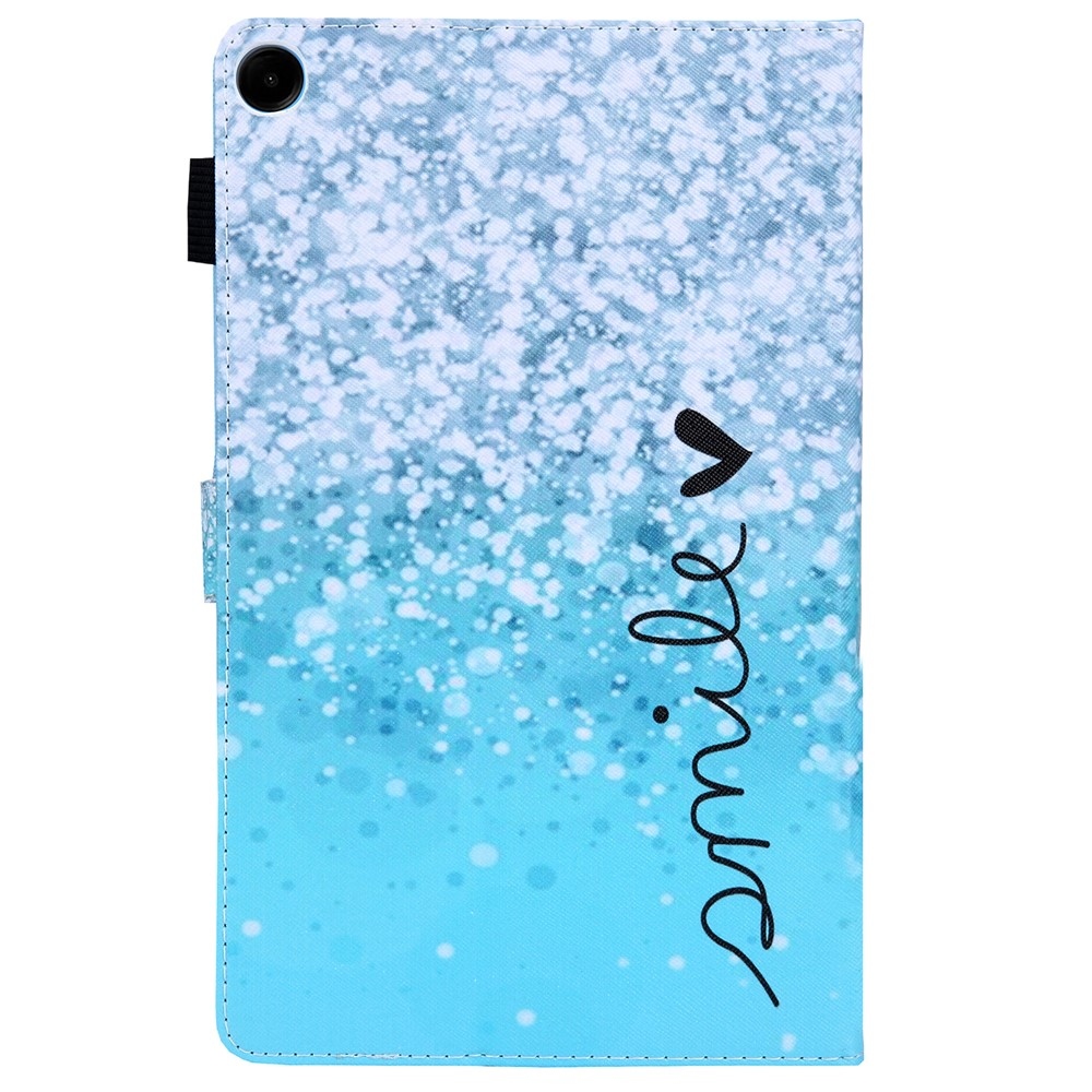 Keresztbe zárt okos tok Samsung Galaxy Tab A11/Tab A9 - smile