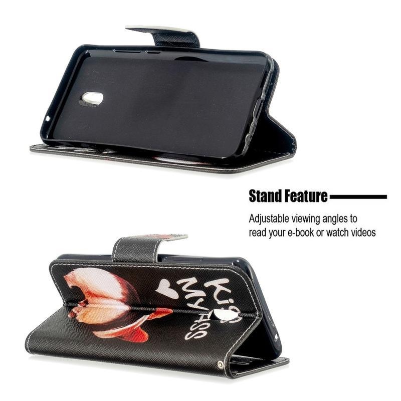 Kereszt PU bőr pénztárca tok Xiaomi Redmi 8A - malacperselyhez