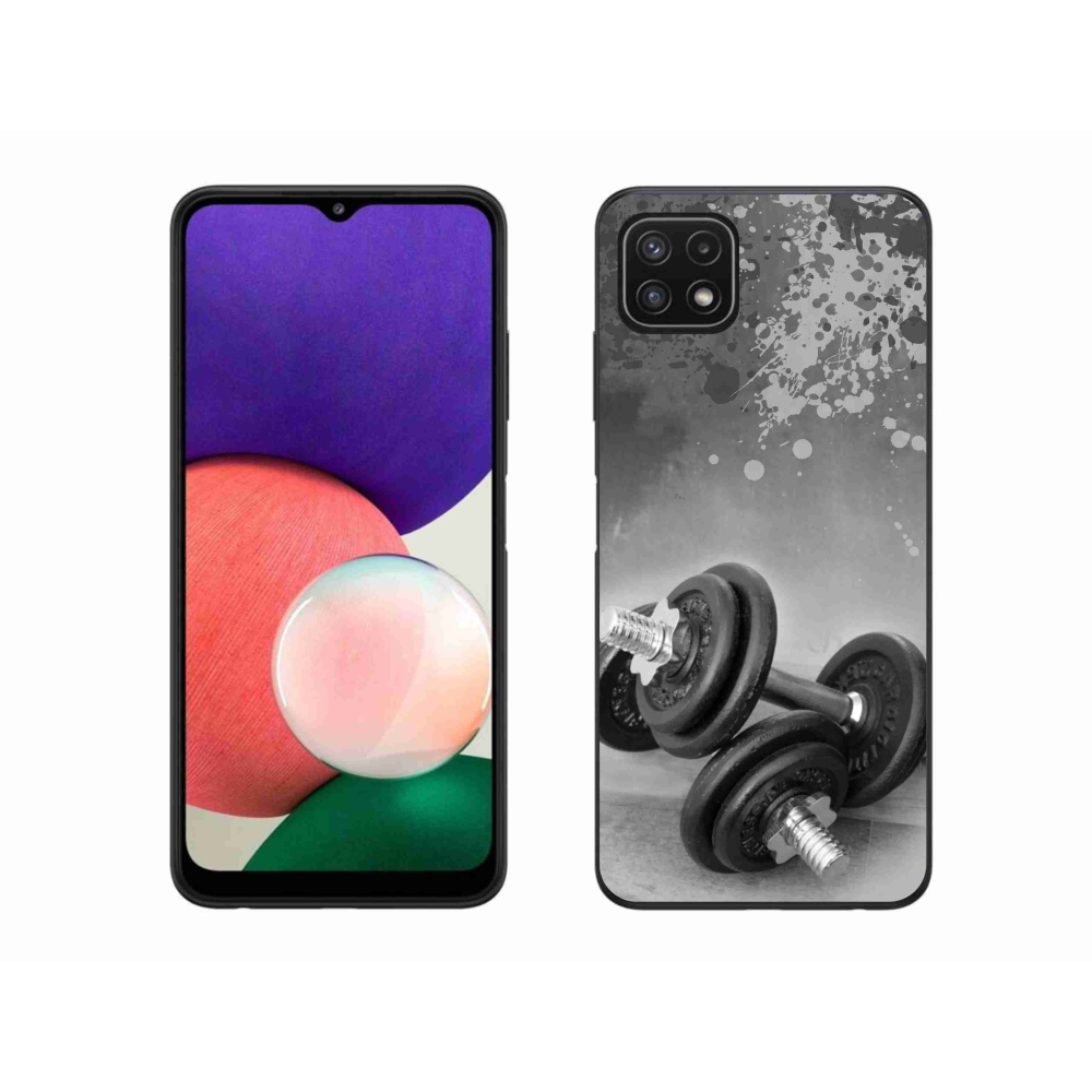 Zselés borítás mmCase Samsung Galaxy A22 5G - súlyzók 1