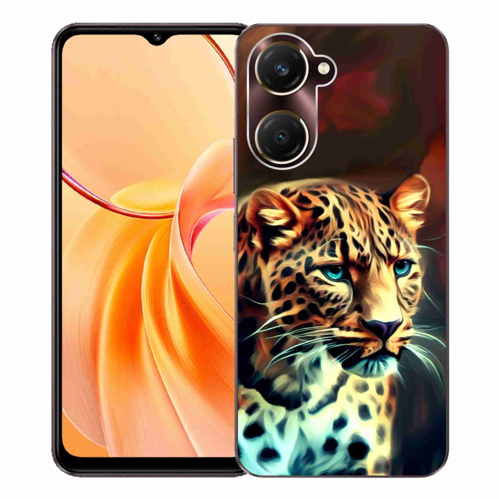 Gél borító mmCase a Vivo Y28s 5G készülékhez - leopárd