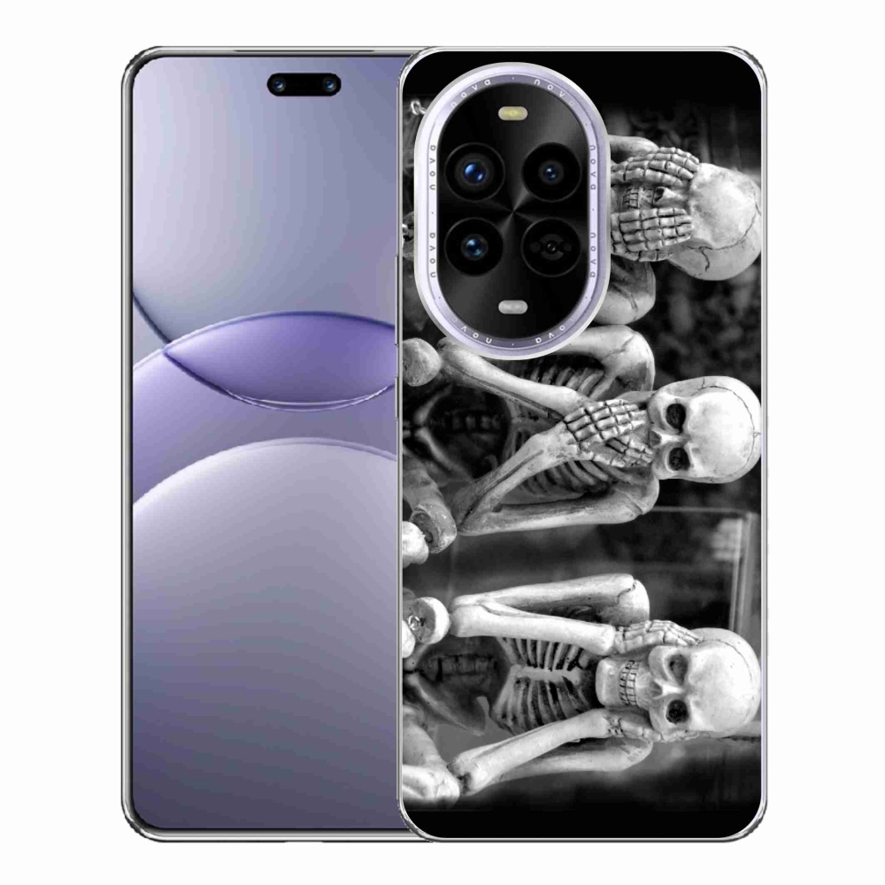 Gél borítás mmCase a Huawei Nova 13 Pro 5G-n - csontvázak