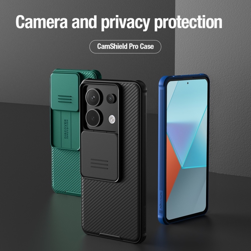 Nillkin CamShield PRO hátlap Xiaomi Redmi Note 13 Pro 5G / Poco X6 5G fekete