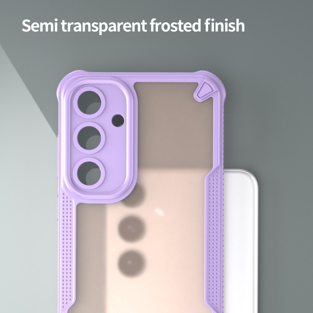 Fagyasztott tartós borítás Samsung Galaxy S25+ készülékhez - lila