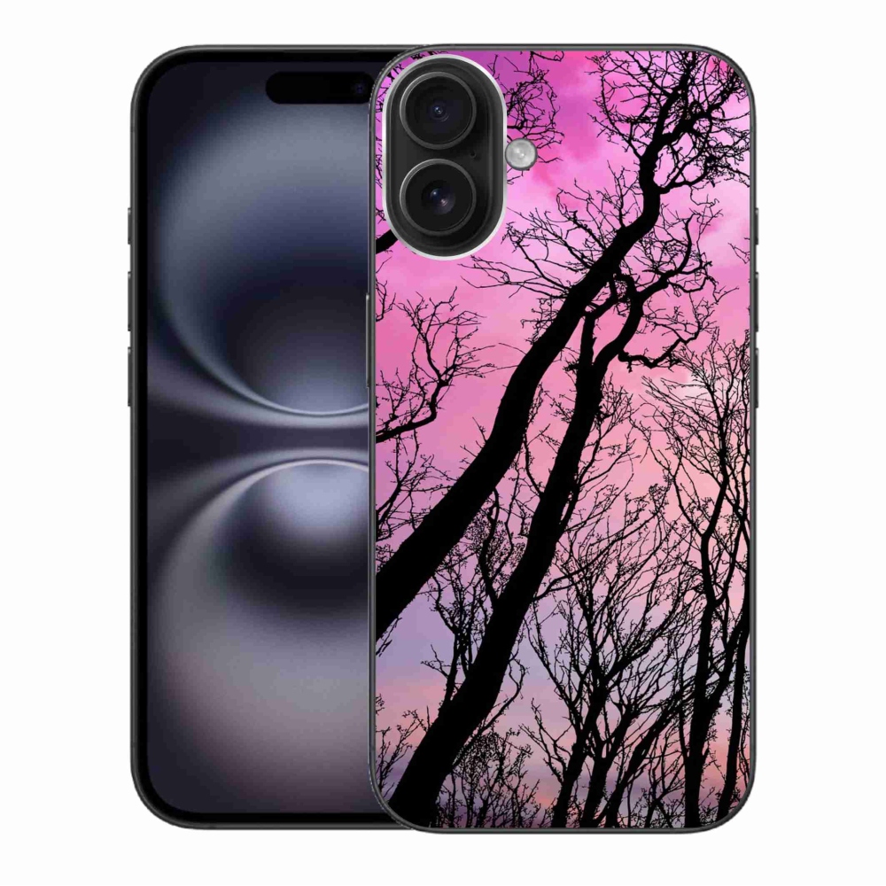 Gél tok mmCase iPhone 16 Plus készülékhez - kidőlt fák