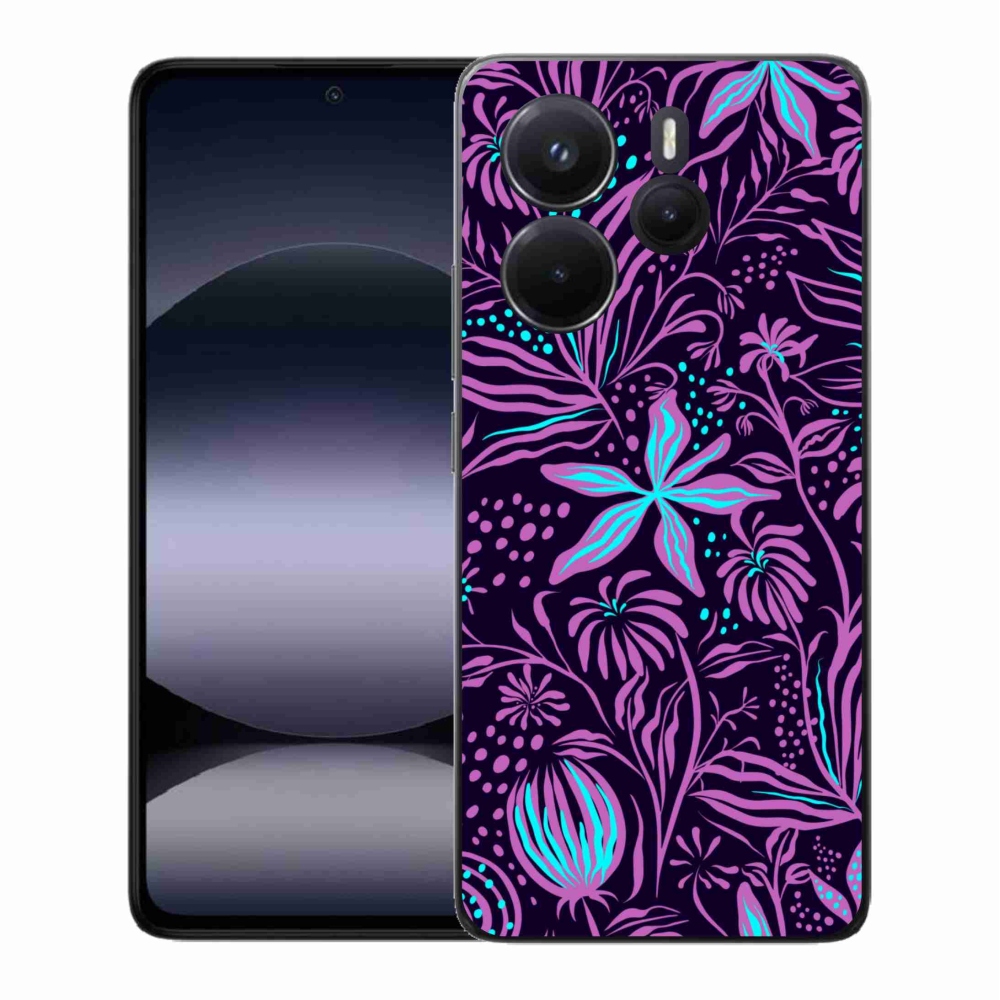 Gél borító mmCase a Xiaomi Redmi Note 14-hez - virágok 2