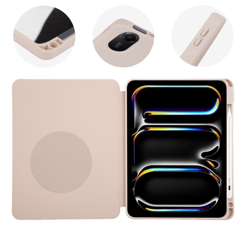 TOK: ME SolidTab tok az Apple iPad Air 11 (2020/22/24/25/26) és iPad Pro 11 (1/2/3/4) modellekhez, Blush színben