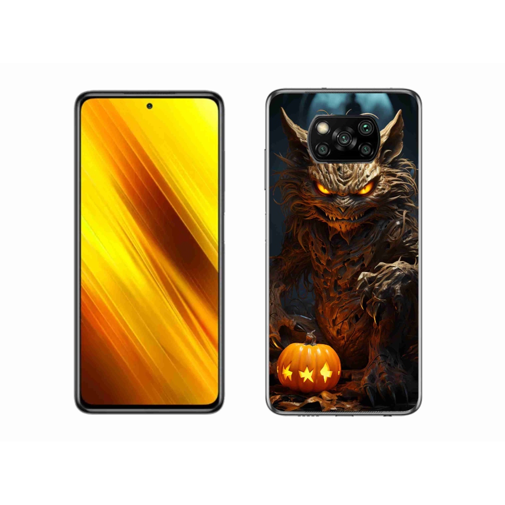 Gél borító mmCase a Xiaomi Poco X3-hoz - Halloween szörnyeteg