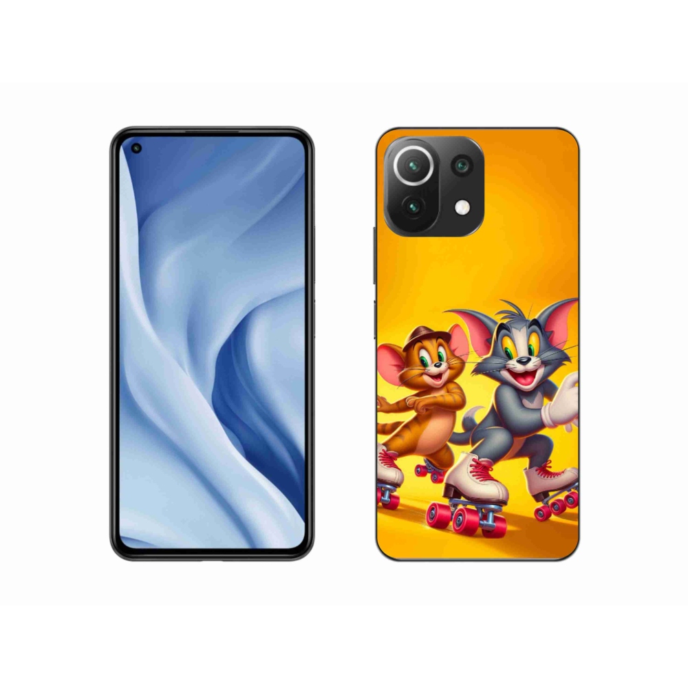 Gél borítás mmCase a Xiaomi 11 Lite 5G NE számára - tom and jerry