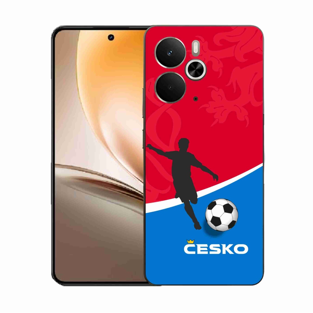 Gél borítás mmCase a Realme 14 5G/14T 5G készülékhez - foci Csehország