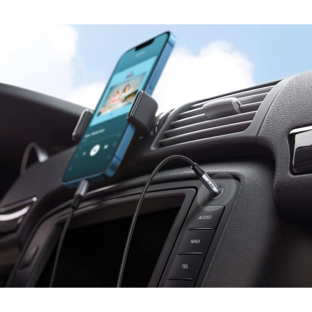 iPEAX adapter villám / 3,5 mm-es jack 1,5 m - fekete