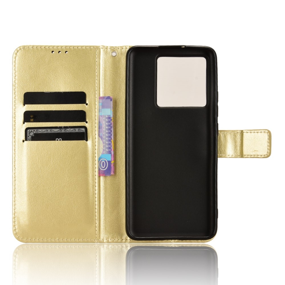 Őrült könyv tok a Xiaomi 13T/13T Pro-hoz - arany színben