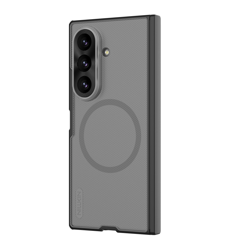 Nillkin Super Frosted FOLD mágneses hátlap a Samsung Galaxy Z Fold 8 Ultra-hoz, átlátszó fekete