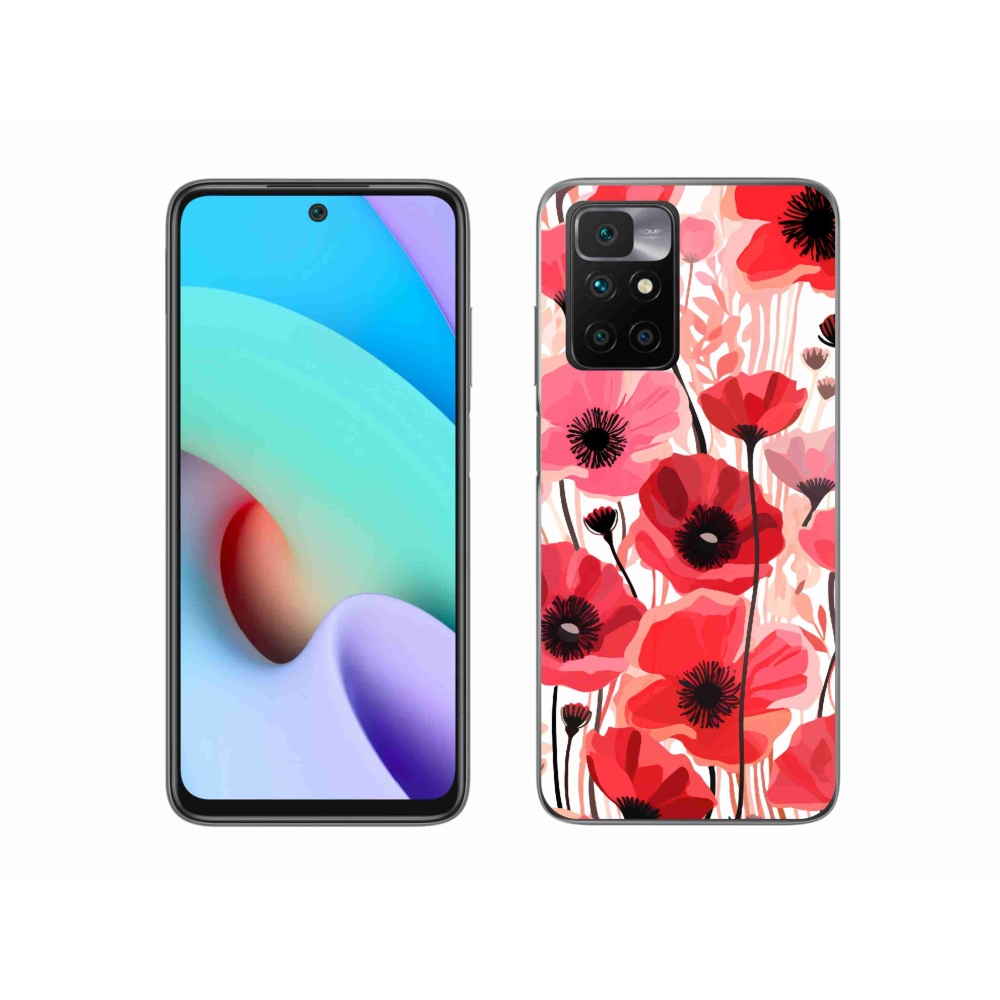 Zselés borítás mmCase a Xiaomi Redmi 10/Redmi 10 (2022) - mákos 1