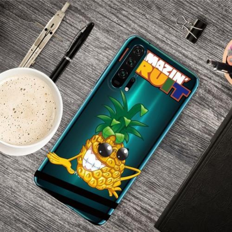 Aranyos zselés tok a Honor 20 Pro-hoz - ananász