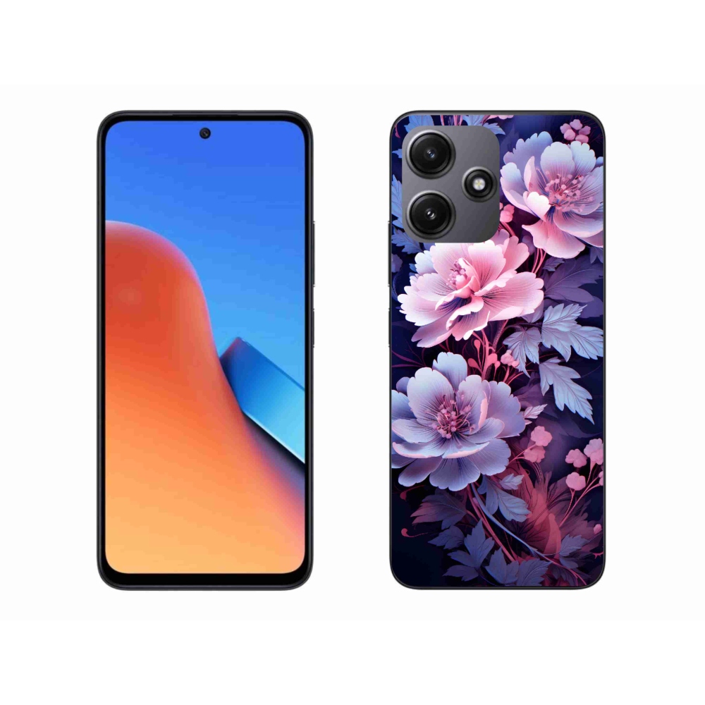 Gél borító mmCase a Xiaomi Redmi 12 5G számára - virágok 11