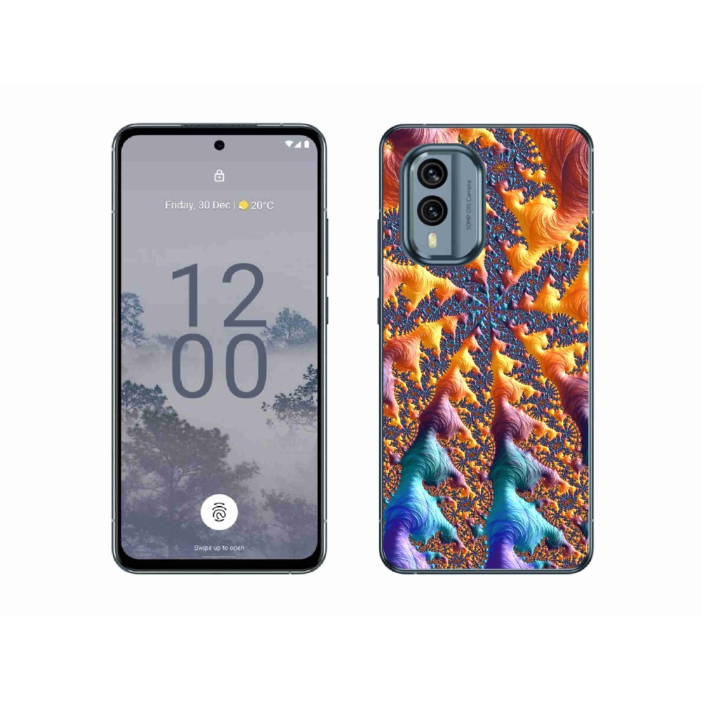 Zselés borítás mmCase a Nokia X30 5G készülékhez - absztrakt motívum 23
