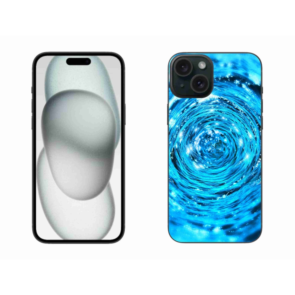 Zselés borítás mmCase iPhone 15 Plus készülékhez - water vortex