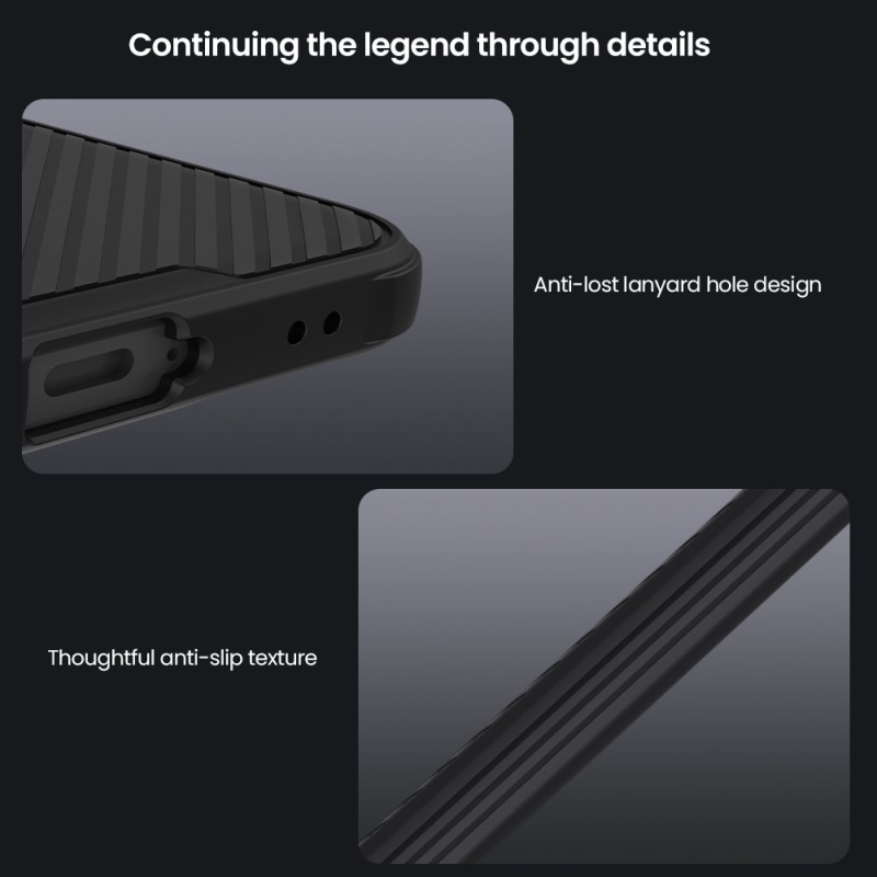 Nillkin CamShield PRO hátlap a Samsung Galaxy A57 készülékhez Fekete