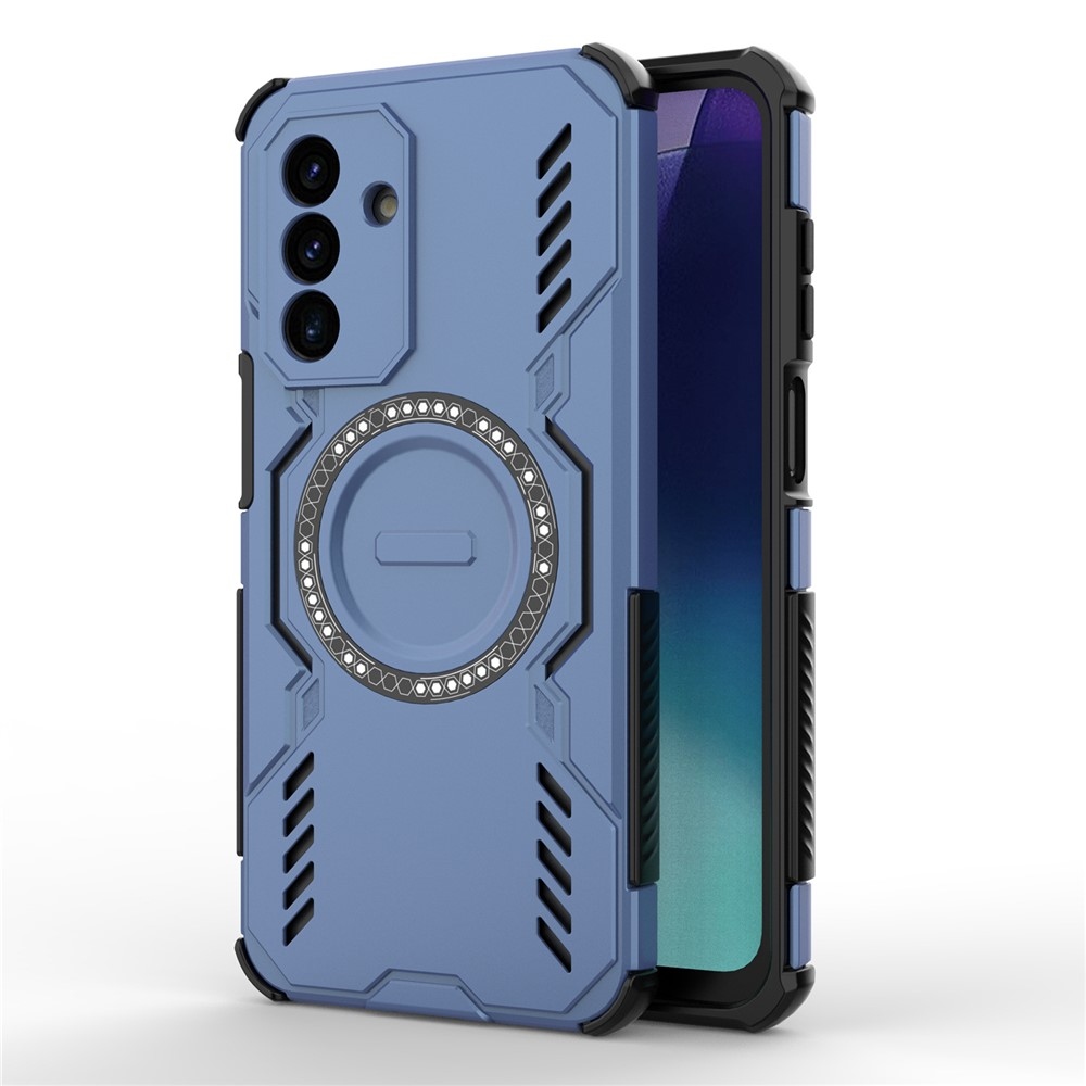 Üreges, tartós védőburkolat MagSafe-val a Samsung Galaxy A17 4G/5G készülékre - kék