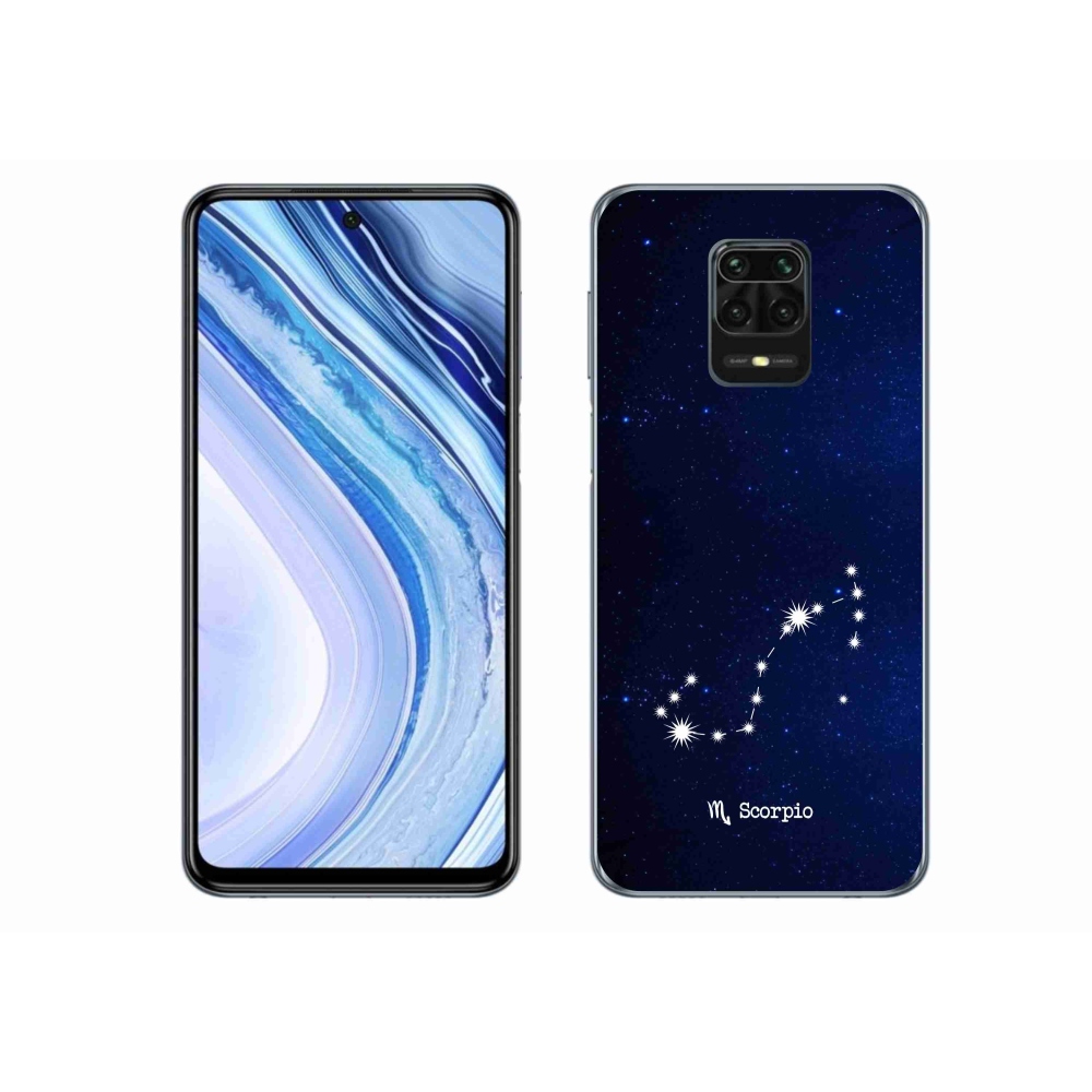 Gél borítás mmCase a Xiaomi Redmi Note 9 Pro számára - Skorpió csillagkép