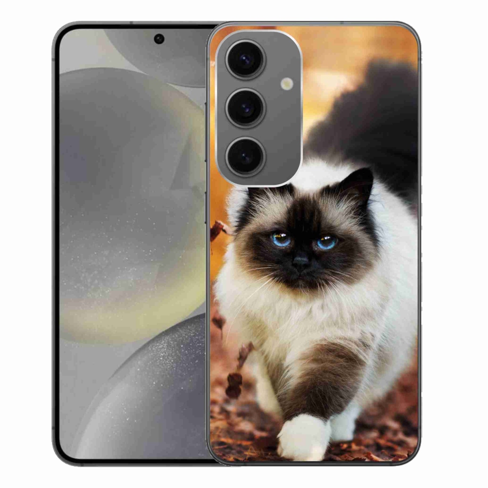 Gél tok mmCase a Samsung Galaxy S24+ készülékhez - macska