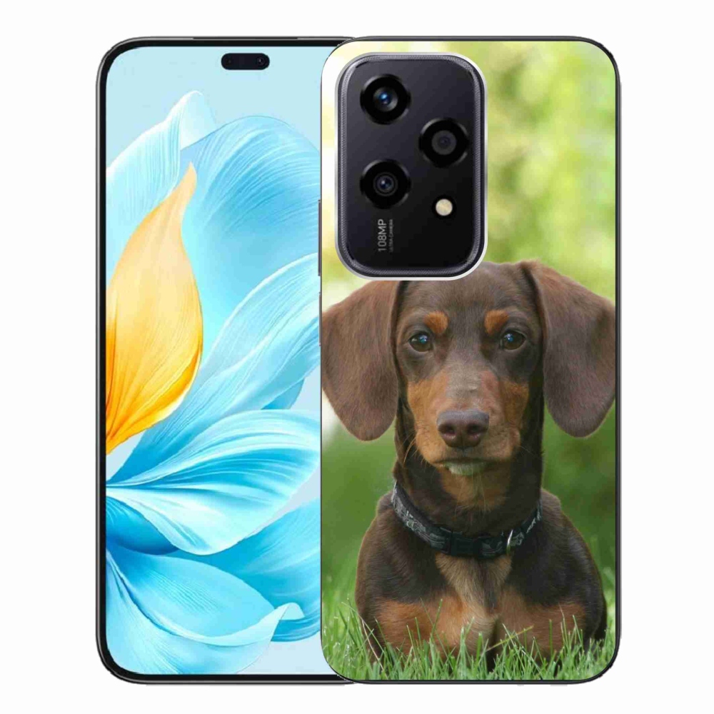 Gél tok mmCase a Honor 200 Lite 5G készülékhez - barna tacskó